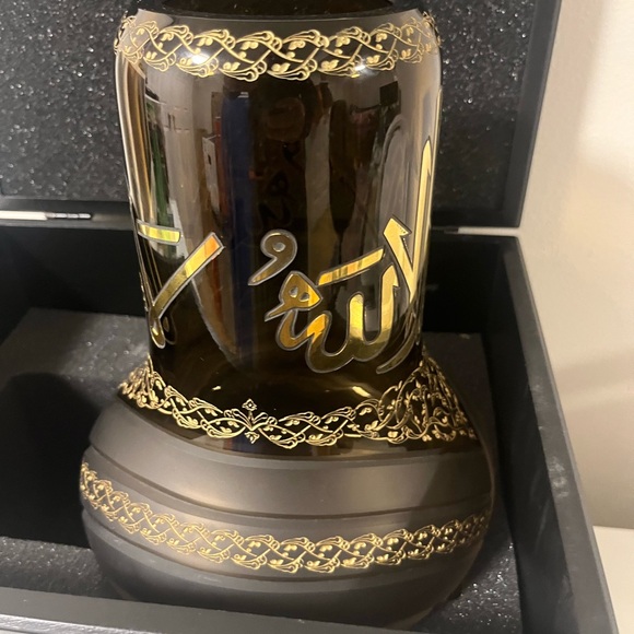 Pasabahce Hand Made Glass 24 K Gold Neck Limited Edition , Made in Turkey - Picture 12 of 14